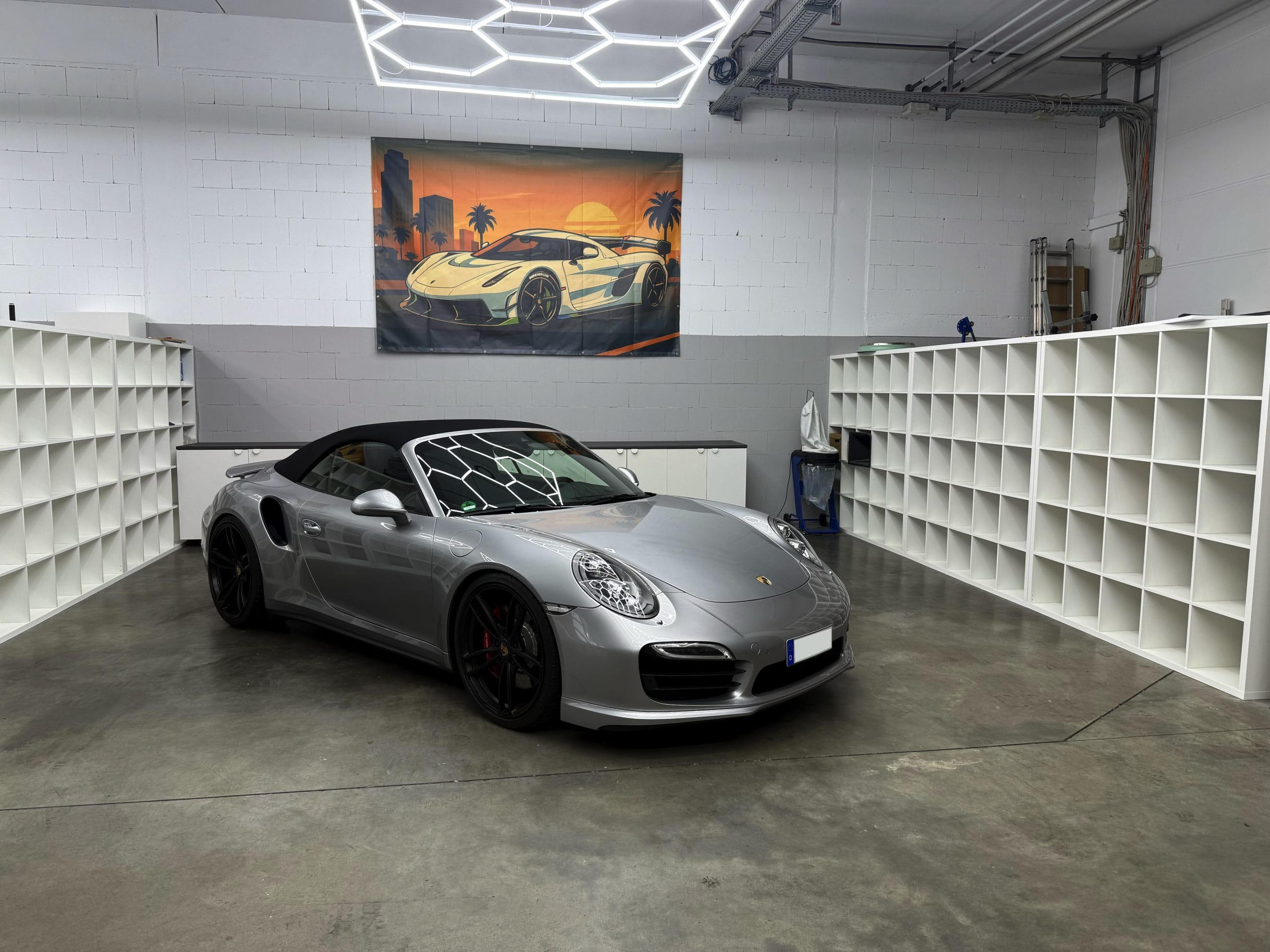 Porsche Turbo mit Lackschutzfolie bei WrapIndustries