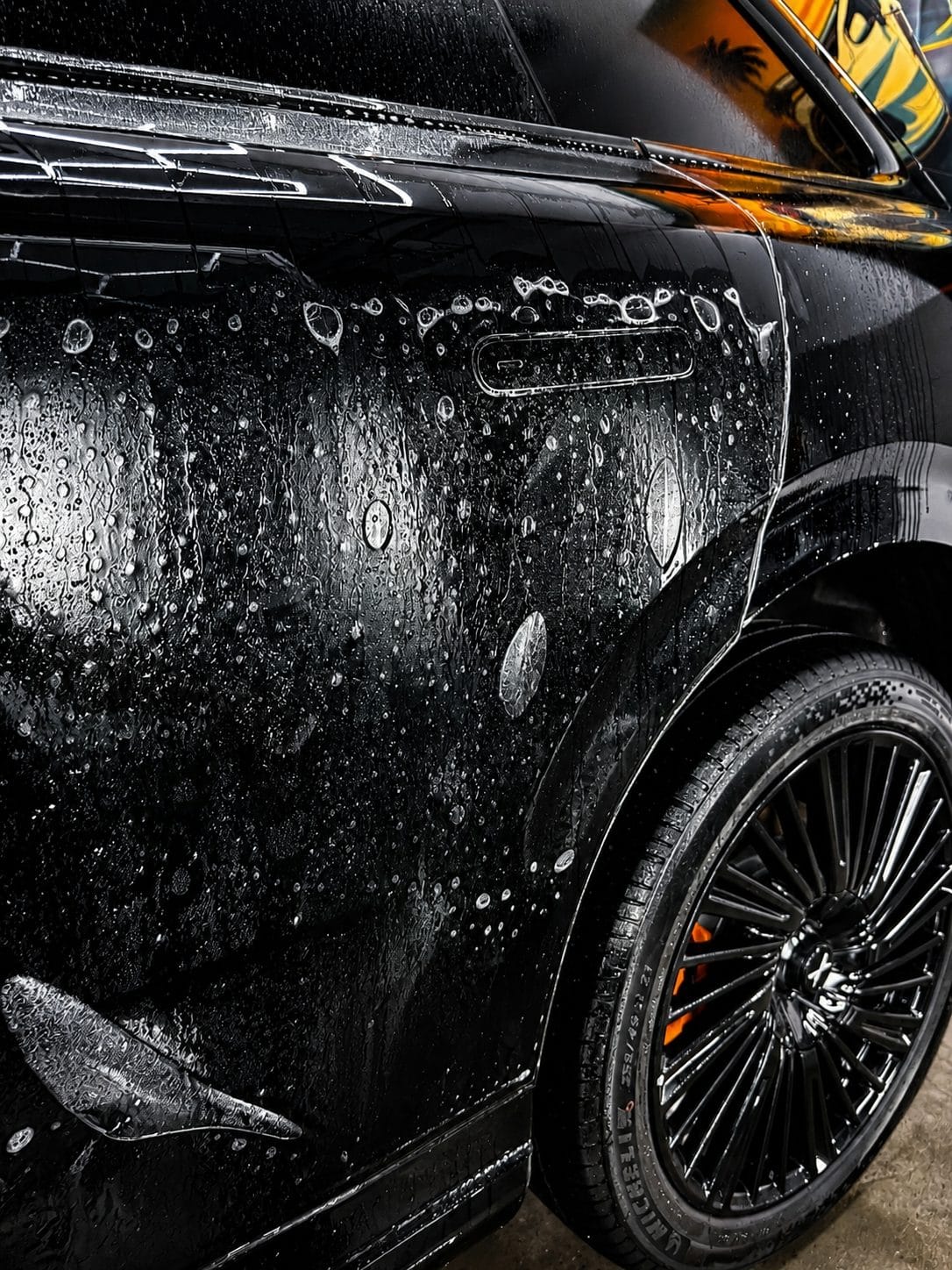 XPENG G9 Heckkotflügel Lackschutzfolie Detail