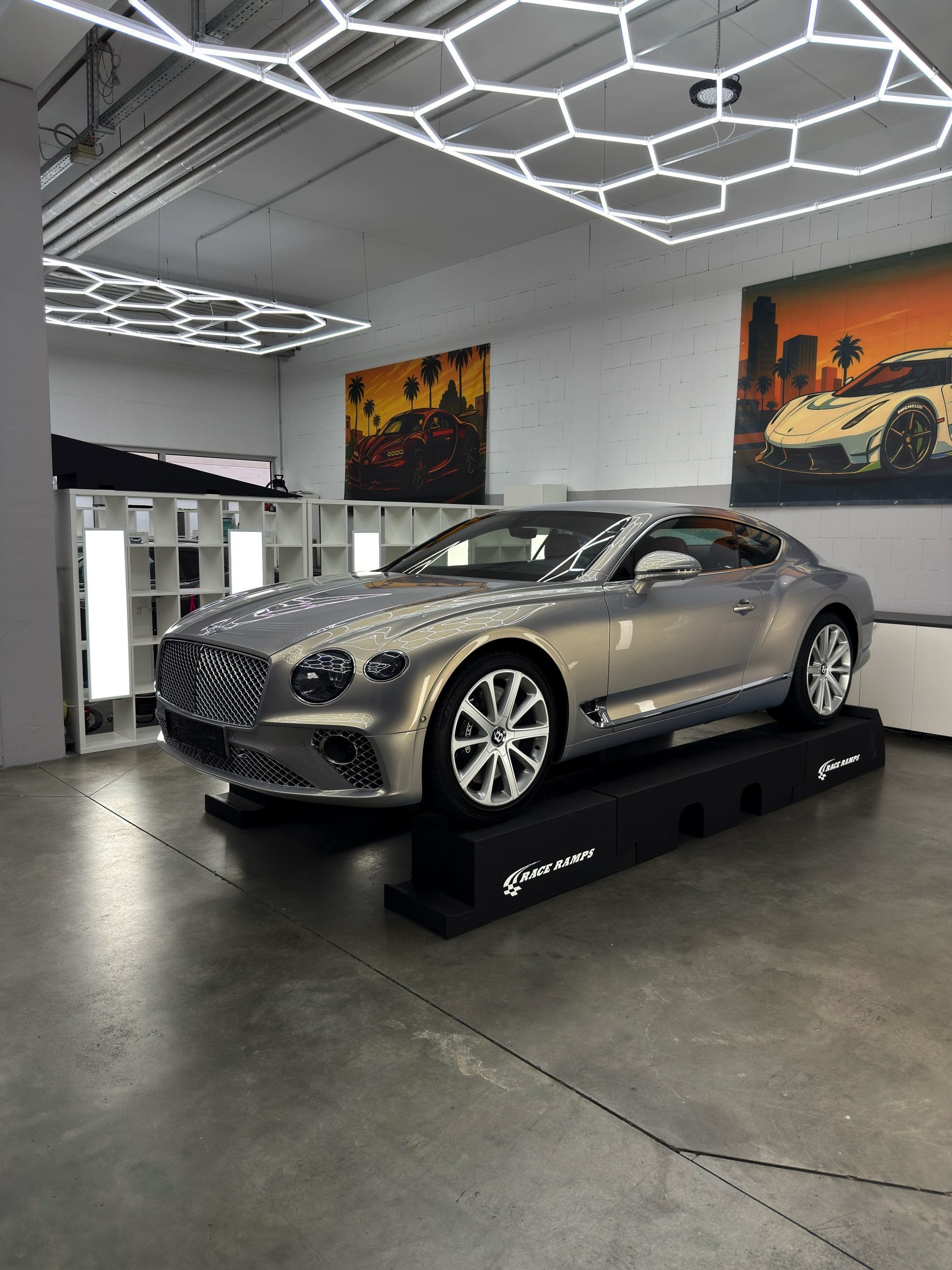 Bentley Continental GT mit transparenter Lackschutzfolie